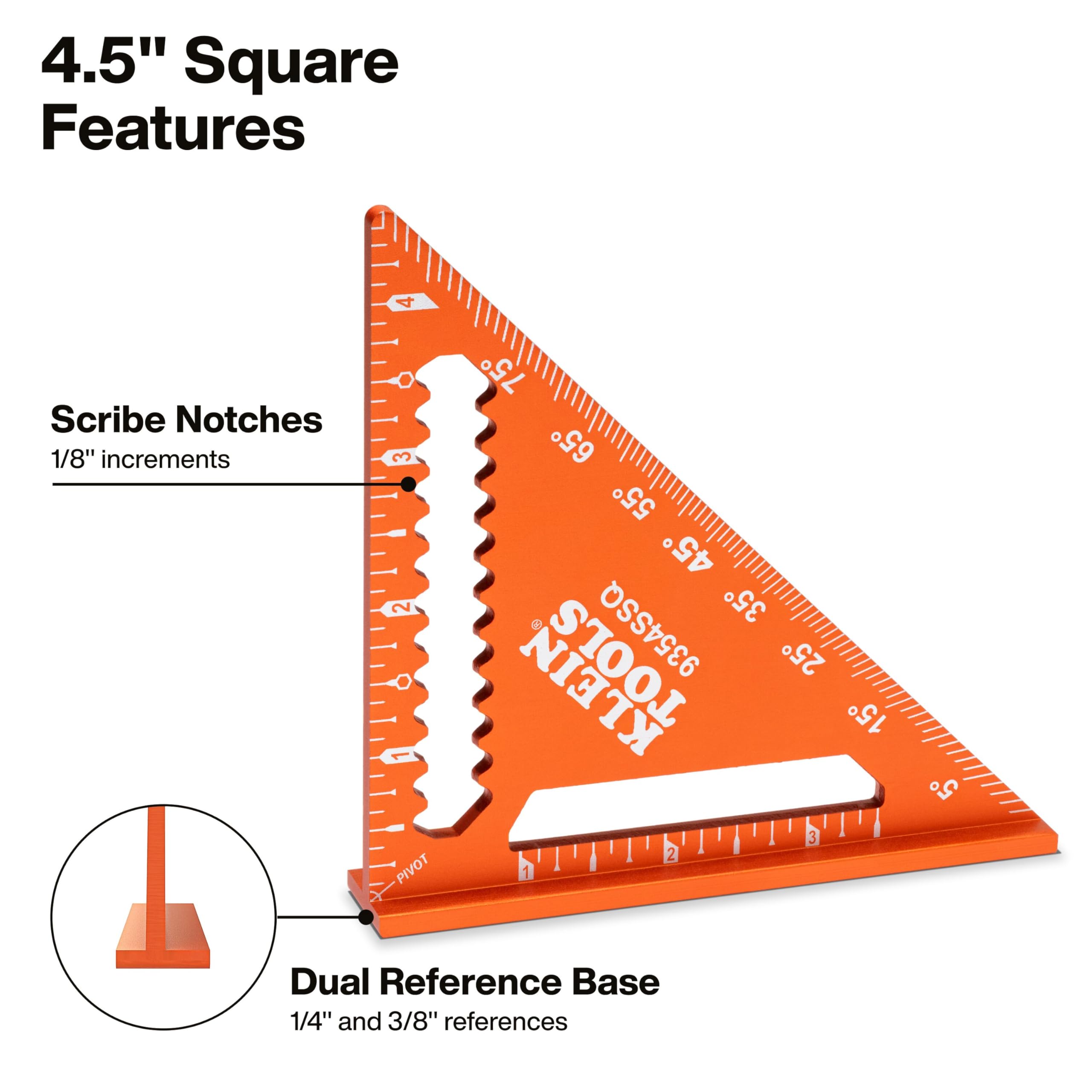 Klein Tools Trim & Rafter Square Kit - Carpenter's Square -4