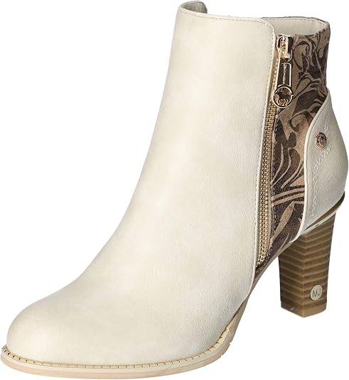 MUSTANG Damen Stiefelette 15m0182003 – Klassische Schnallen-Stiefelette, Robust & Bequem | Für Den Alltag