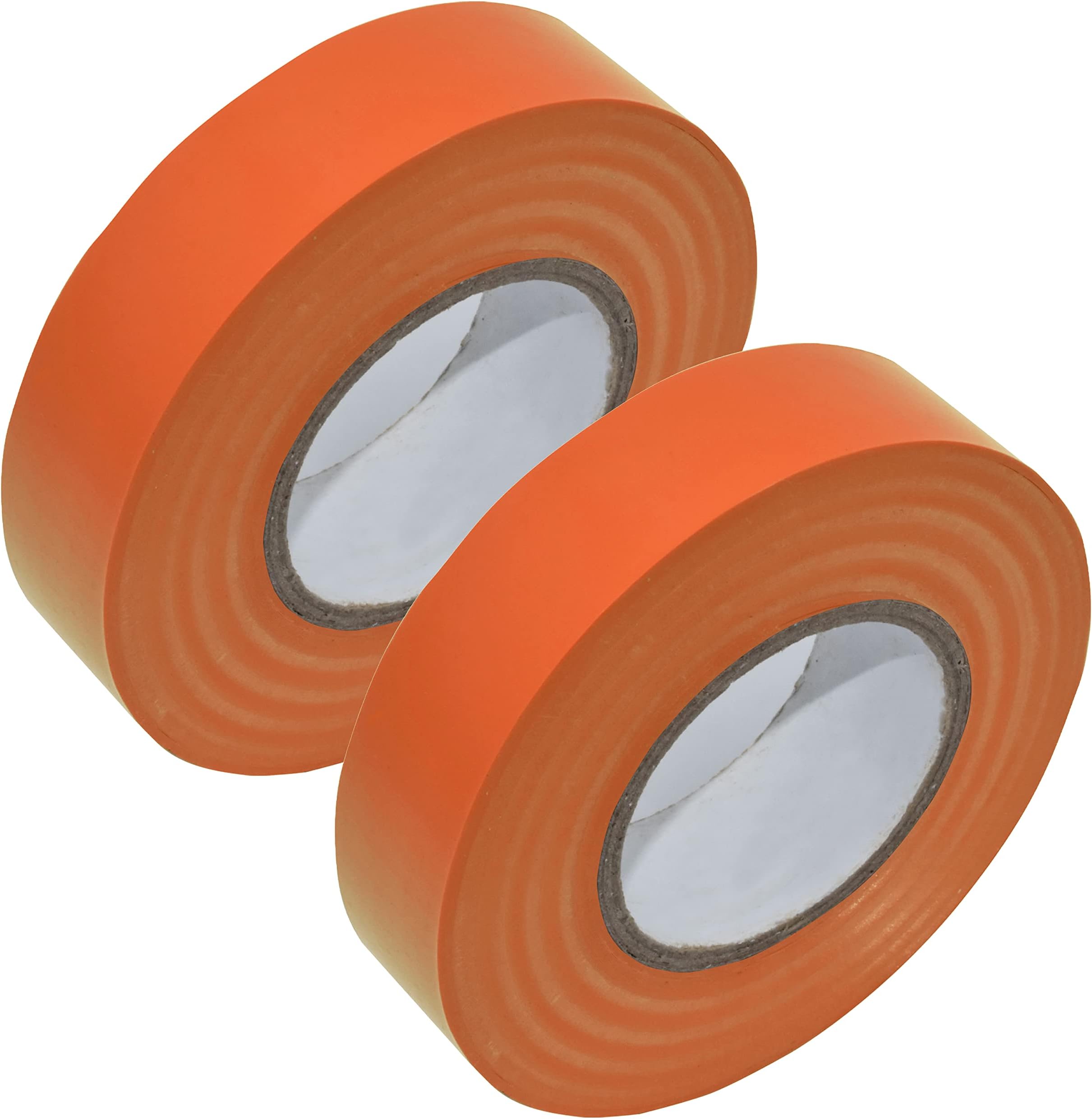 2 x Orange Electrical PVC Insulation/Insulating Tape 19mm x 20m - Flame Retardant