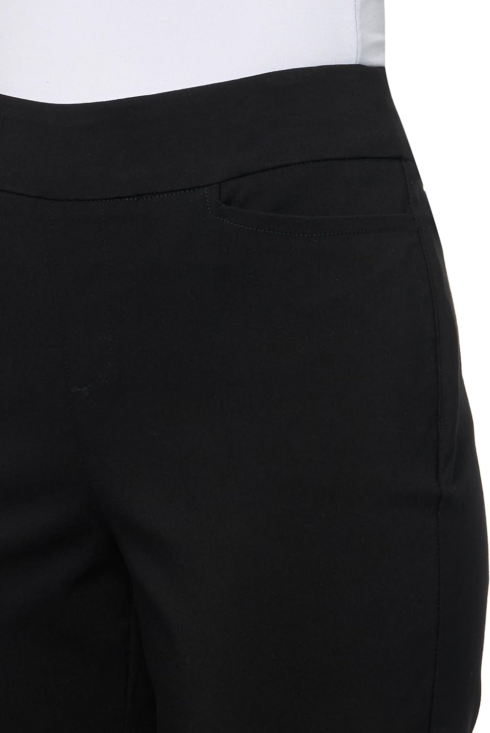 Pull On Ankle Pant with Real Front and Back Pockets - Image 3