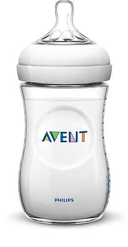 Miniatura 11 de Philips AVENT Botella de polipropileno natural libre de BPA, 9 onzas, paquete de 2 Claro,Púrpura,verde azulado