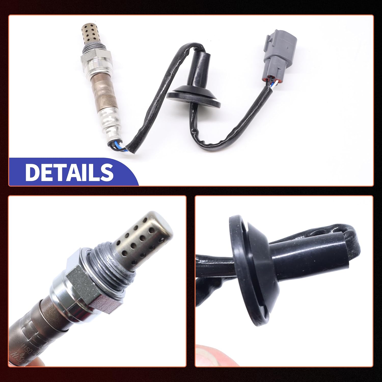 HiSport Oxygen Sensor 250-24107 Compatible with Geo Prizm 1995-1997, Chevrolet Prizm 1998-2002, Toyota Avalon 1995, 1996, 1997, 1998-2004 Corolla 1995-2002 Paseo 1995-1997 Replaces 234-4061
