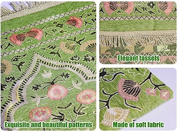 Muslim Prayer Mat, Islamic Prayer Rug, Islamic Prayer Mat with Elegant Design Bag, Portable Foldable Prayer Rug, Ramadan Prayer Rug, Muslim Foldable Prayer Mat, for Ramadan (Yellow Green)