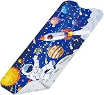 SHUCHING Sea Turtle Baby Bathtub Mat Non-Slip for Boy and Girl, Extra Long Kid Shower Mat Anti Mold, Machine Washable, 100x40cm