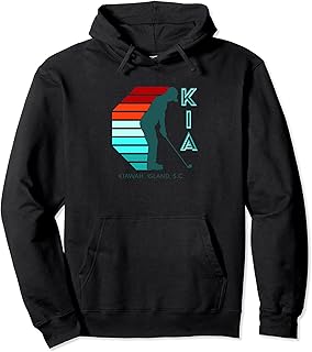 South Carolina Golfing Pro Retro Beach Kiawah Island Golf Pullover Hoodie