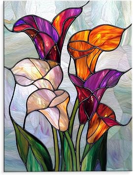 Paint by Numbers Kit for Adults - Water Chestnut Flowers Paint by Number Kits on Canvas for Beginners, DIY Acrylic Oil Number Painting Kits Home Wall Decoration Gift 12x16 Inch Without Frame H-614