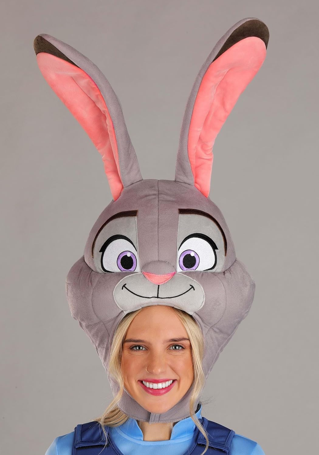 Disney Zootopia Judy Hopps Costume for Women - Includes Shirt, Pants, Vest, Belt, Tail, Badge, Gloves & Bunny Headpiece
