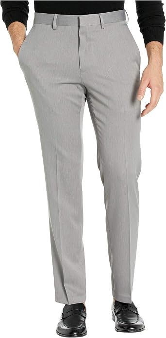 Kenneth Cole Reaction Mens Slim Fit Heather Dress Pant