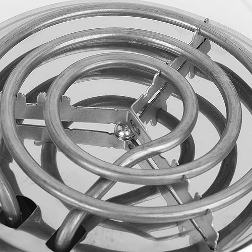 Miniatura 8 de Estufa eléctrica portátil estufa de tubo individual de acero inoxidable de 1000 W placa caliente eléctrica con controles de temperatura suministros