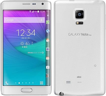 Amazon Samsung Galaxy Note Edge Scl24 ホワイト 白ロム スマートフォン本体 通販