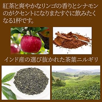 Amazon.co.jp: アップルシナモンティー TYAZEN(茶善) 国内加工 1箱 12