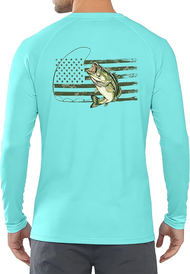 Men's UPF 50+ Long Sleeve UV Protection Shirts