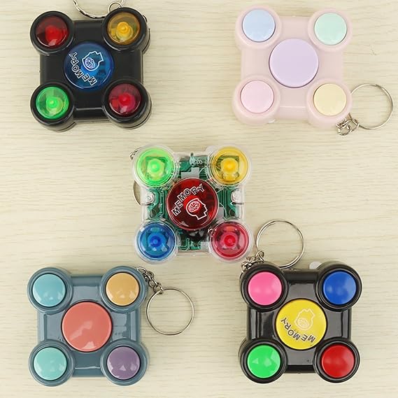 Zibeem Simon Game Electronic Memory Game, Handheld Game With Lights And Sounds, Memory Game For Kids Ages 4-8 (1Pcs Random Style)