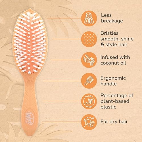 Miniatura 4 de Go Green Treatment & Shine - Cepillo para cabello húmedo.