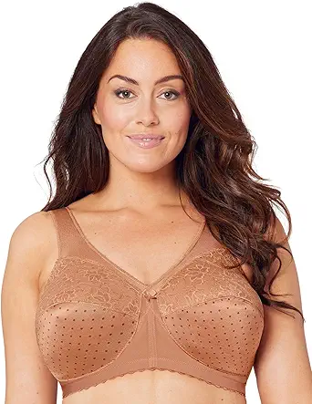 Glamorise Women's Plus Size MagicLift Original Support Bra Wirefree #1000