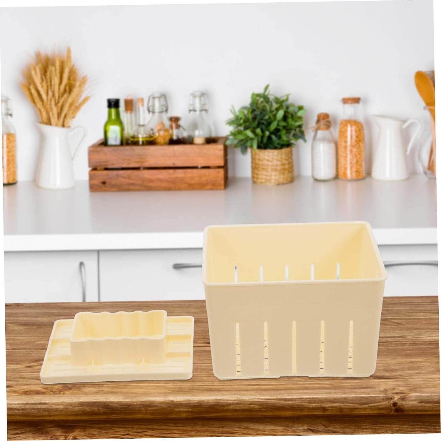 3sets Cheese Press Tool Household Tofu Press Mould for Diy Tofu Cheese Maker