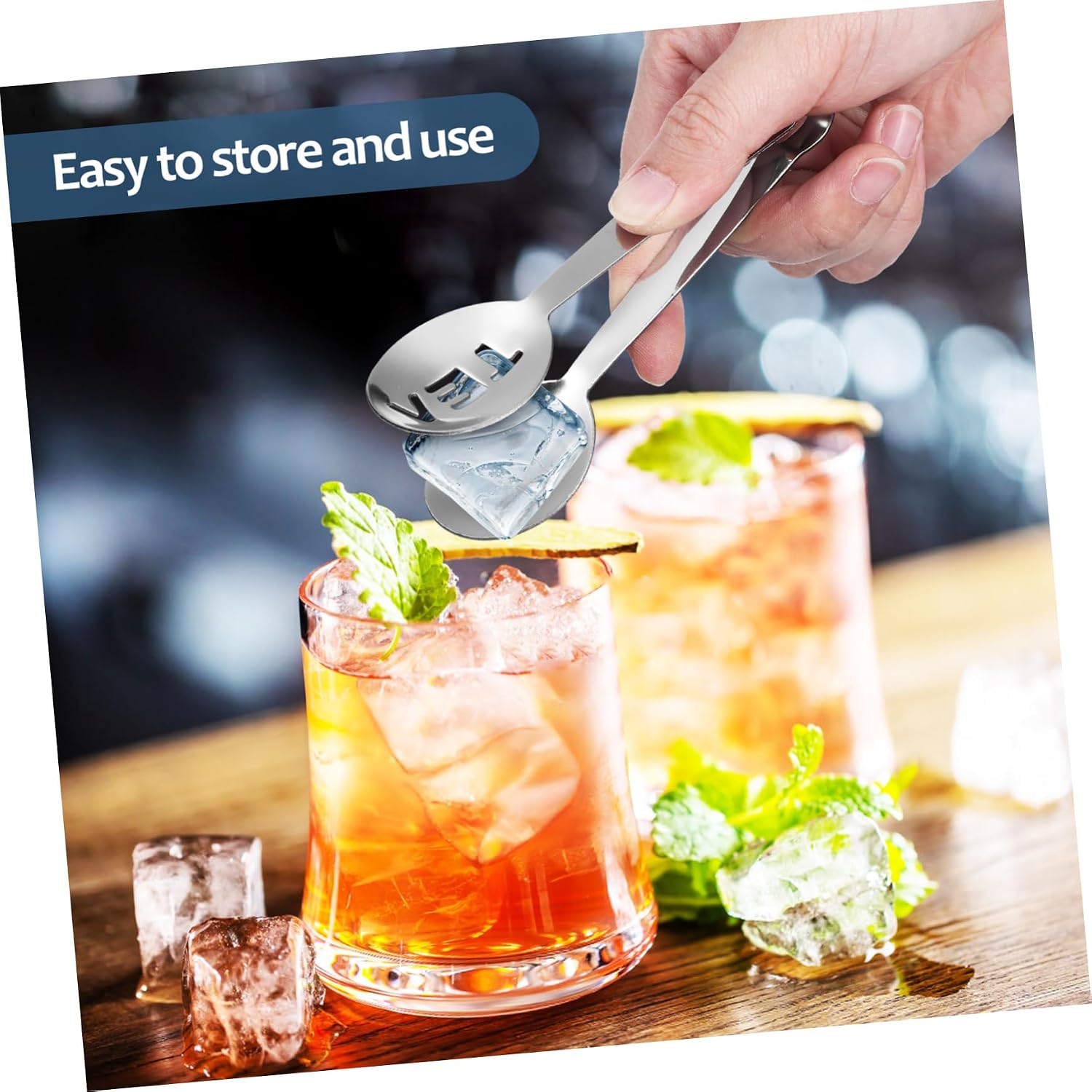 6pcs Stainless Steel Tea Bag Squeezer Tongs Ergonomic Tea Strainer Holder for Multi-purpose Kitchen Accessories for Serving Desserts and Snacks