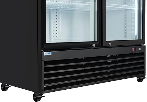 Vista 33 de KoolMore MDR-2D-GSLD - Refrigerador de 2 pulgadas de vidrio, comercial, de 45 puertas, de exhibición, enfriador vertical de bebidas con iluminación