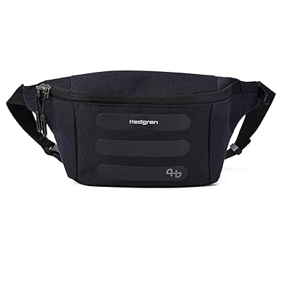 Hedgren Visit Cross Body Handbags Peacoat Blue, Polyester
