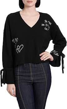 Cinq a Sept Emilee Cardigan, Black/Ivory, Small at Amazon