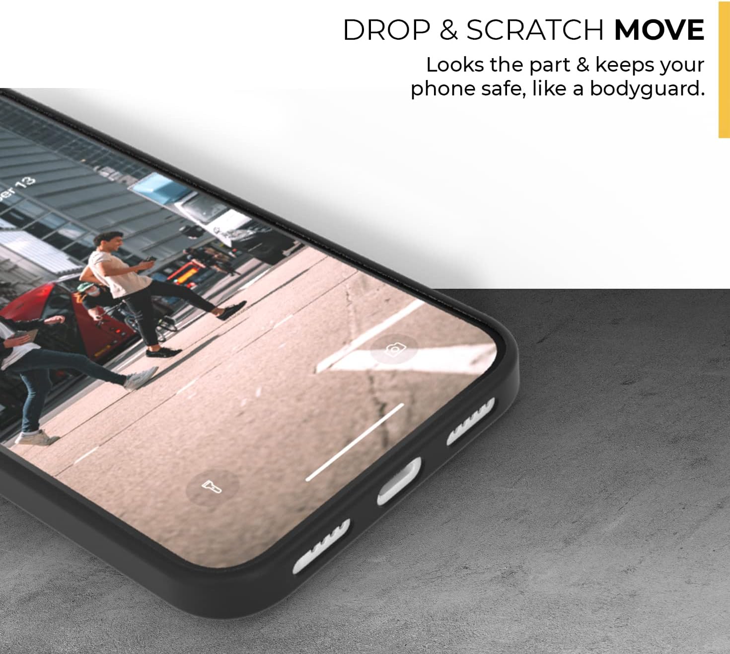 Snakehive Leather Wallet for iPhone 14 Pro Max || Genuine Leather Cover with Kickstand || Real Leather Phone Case Compatible with iPhone 14 Pro Max (Pebble Grey)