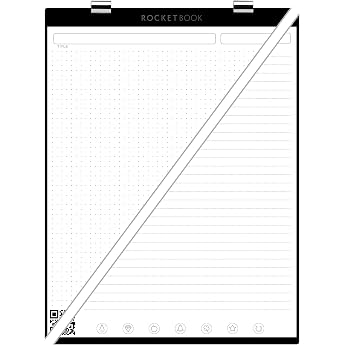 Rocketbook Orbit Executive Page Pack Smart Reusable Writing Pad Ruled