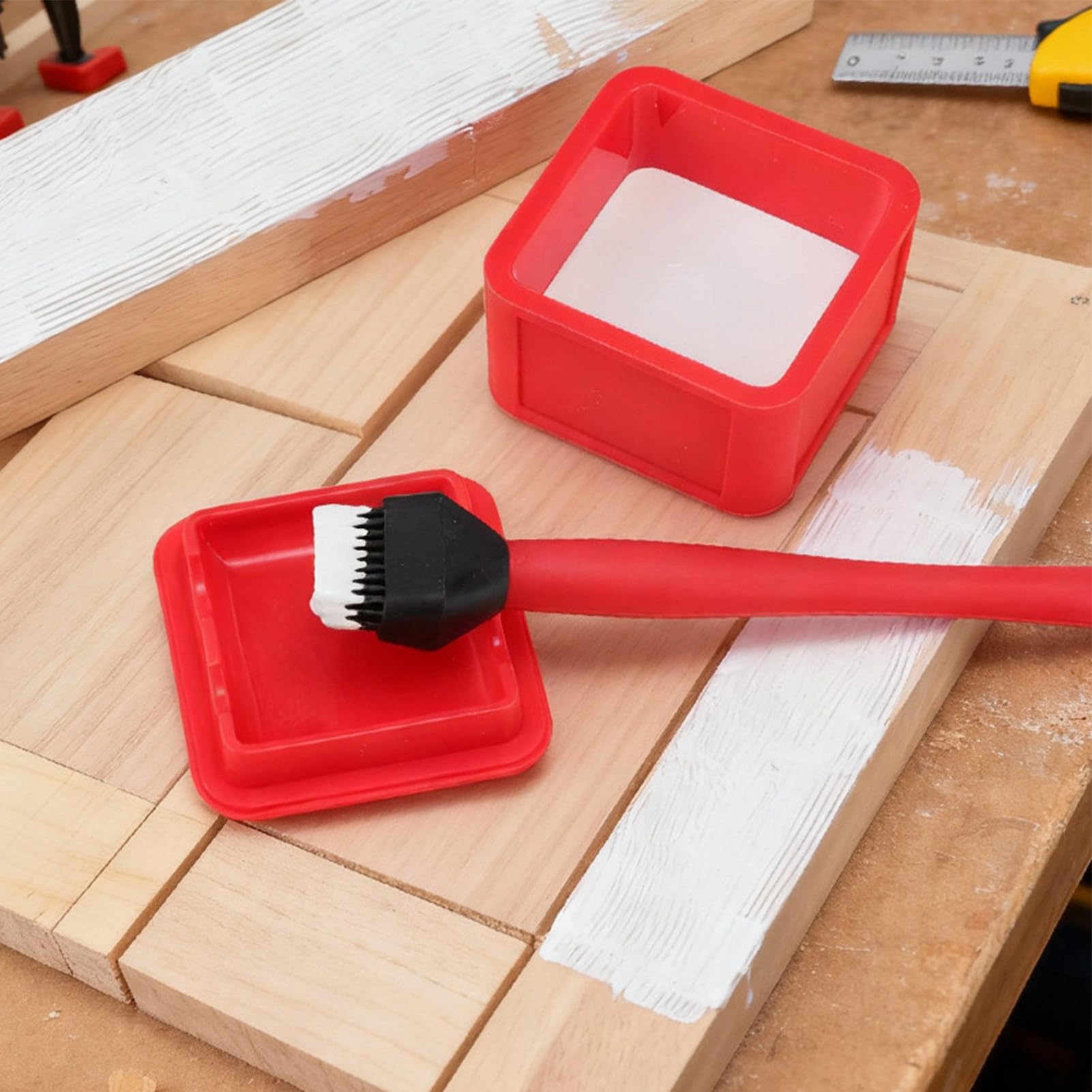 Applicatore a rullo per colla per legno Erogatore adesivo legno | Rullo multifunzionale per applicazione di colla per mobili, artigianato, esterno, cartone e falegnameria
