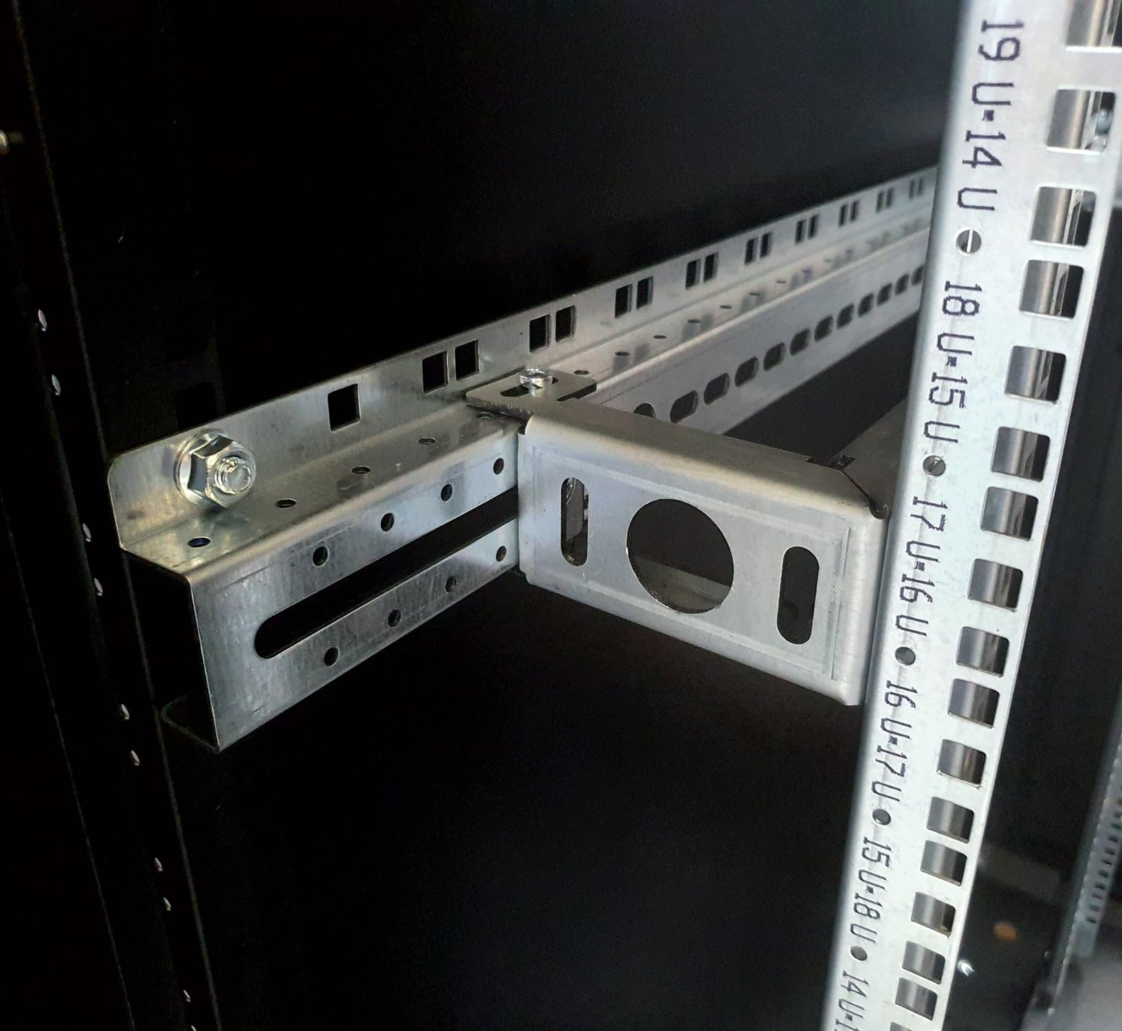 Techly Professional 364750 Armadio Server Rack 19" 600x1000 16 unità Nero Serie Evolution Nero