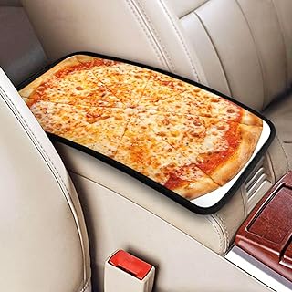 The Pizza Cheese Automotive Center Console Pad, Soft Armrest Seat Cover Pad, Suitable for SUV, Truck, and Automotive Armrest Protectors
