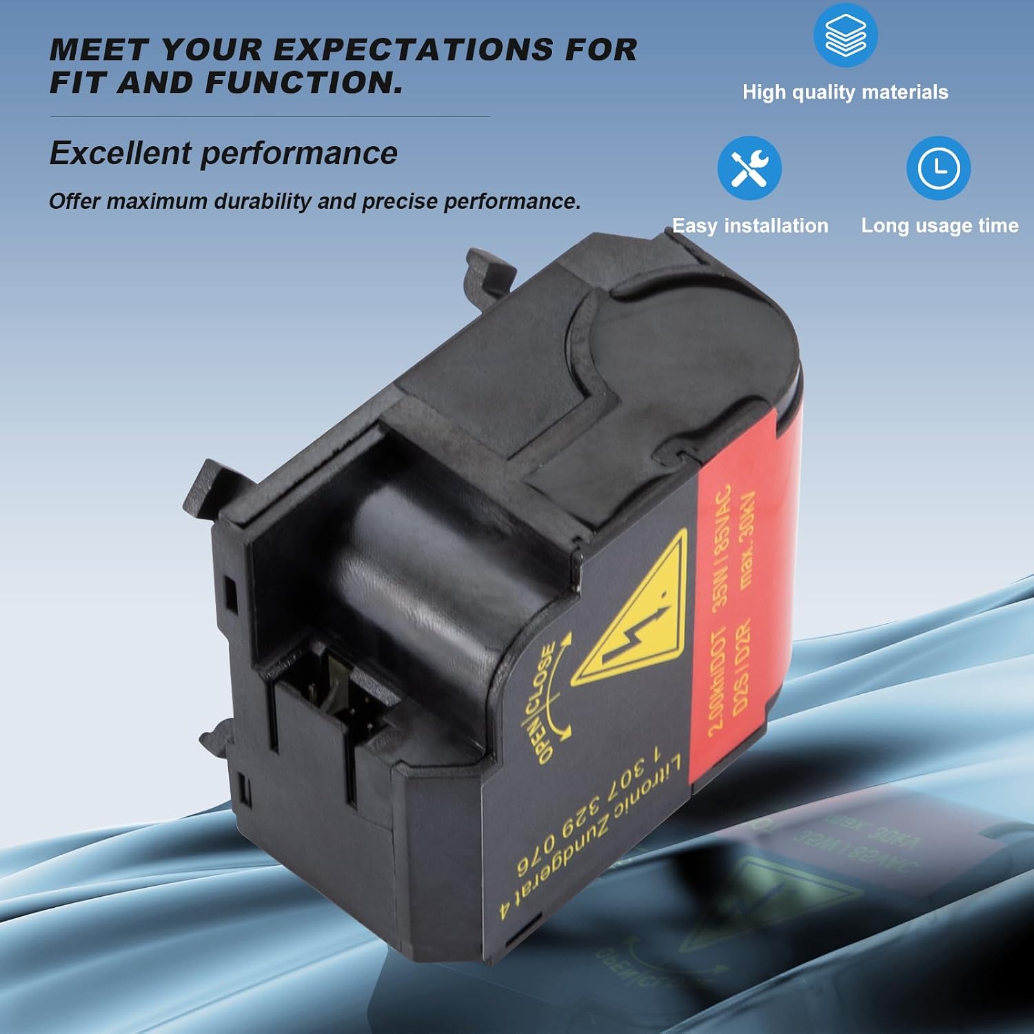 Xenon Headlight HID Bulb Igniter Ballast ECU Fits for 2005-2009 Jetta GTI Golf Replaces 1307329076