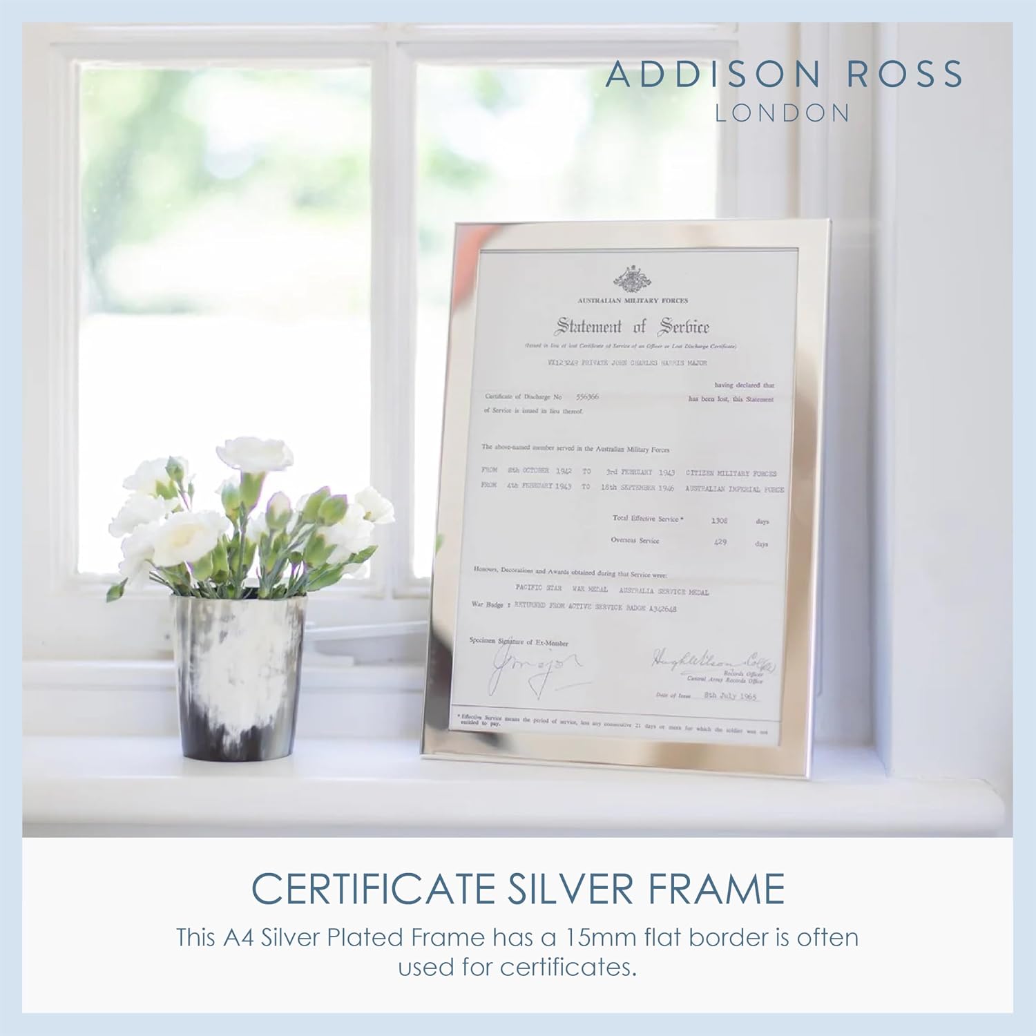 Addison Ross, Photo Frame, A4, Graduation Certificate, A4