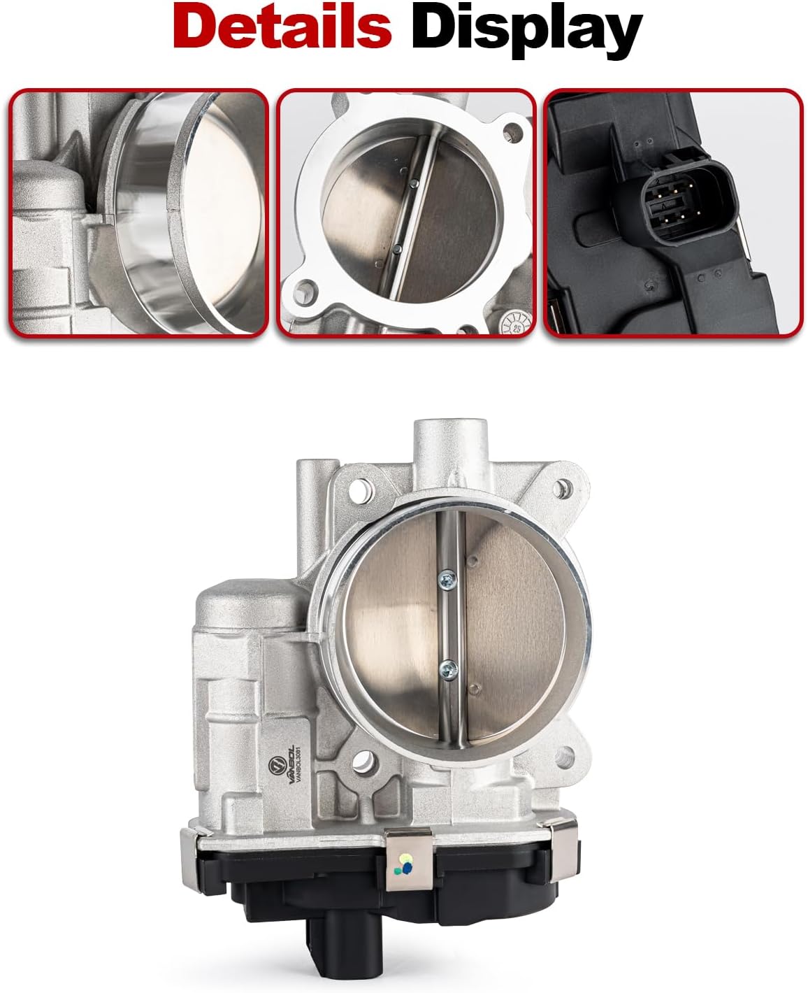 Electronic Throttle Body Assembly Compatible with Chevy Express 1500 08-14, Silverado 1500 07-13, Malibu 08-12, GMC Savana 1500 08-14, Sierra 1500 07-13, Pontiac G6 G8 3.6L 4.3L Repalce TB1021