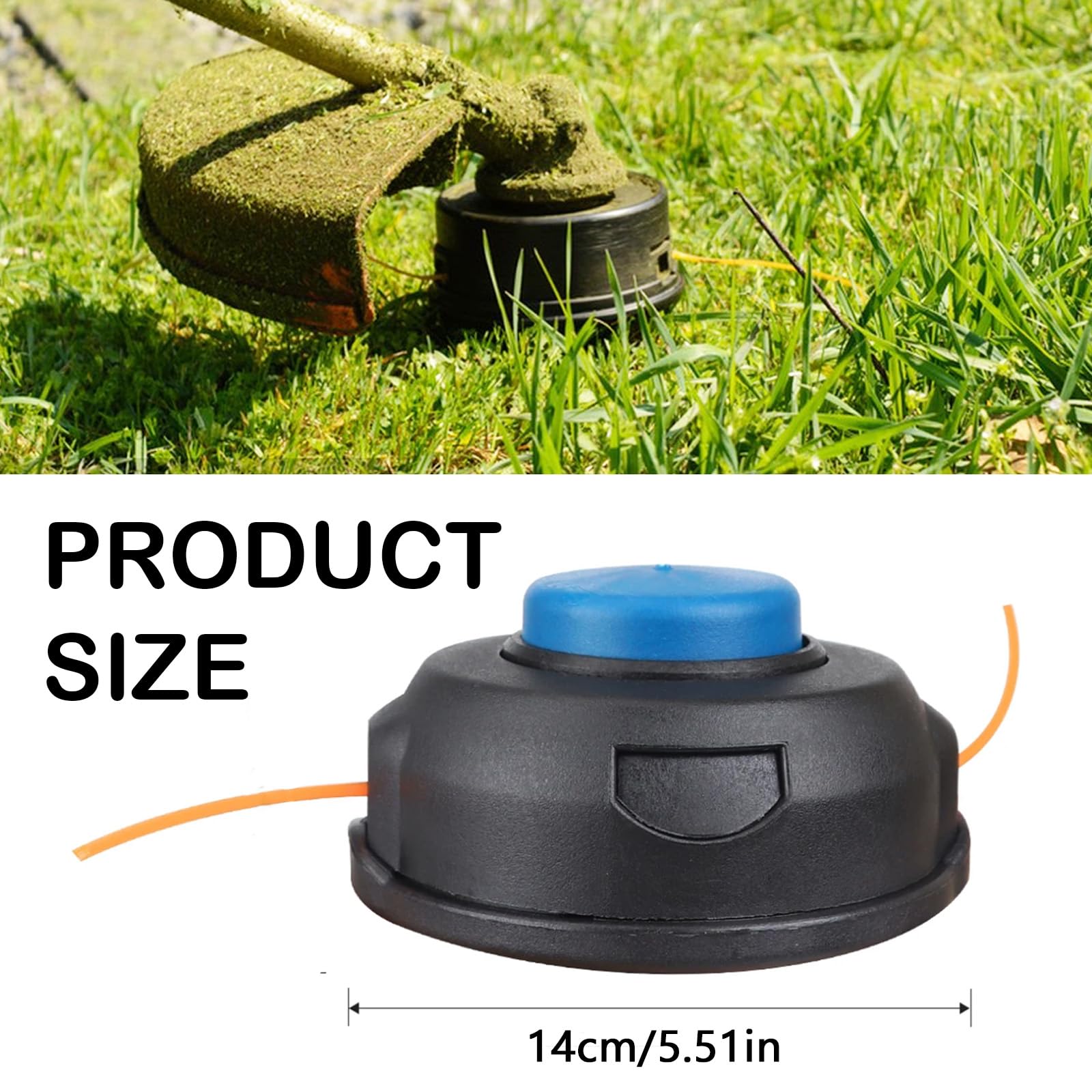 2 Pezzi T45x Testine Decespugliatore per Husqvarna Tap Advance T45x Testina Decespugliatore per Husqvarna Testina di Ricambio per Tosaerba Accessori per Utensili da Giardino T45 T45x