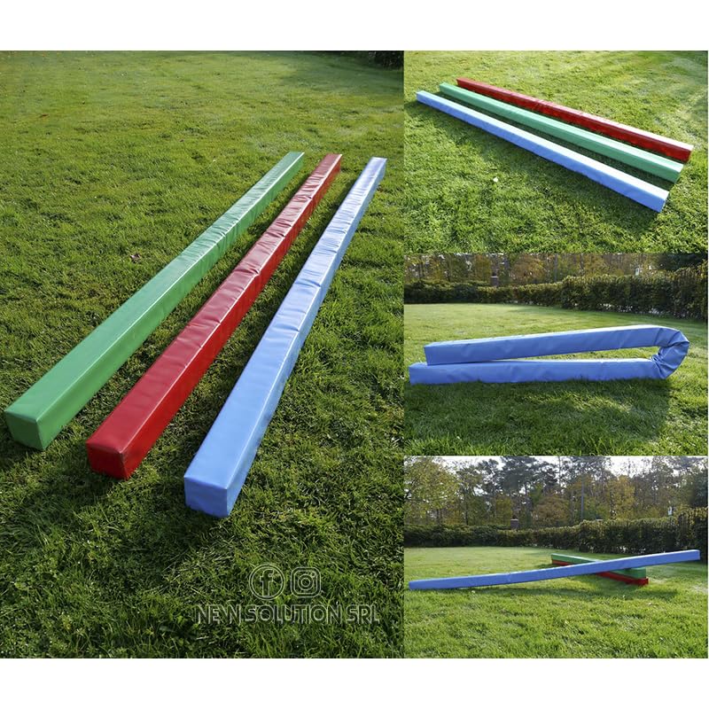 Generico Equitazione Barriere a Terra di Spugna rivestite in PVC per trotto e Galoppo