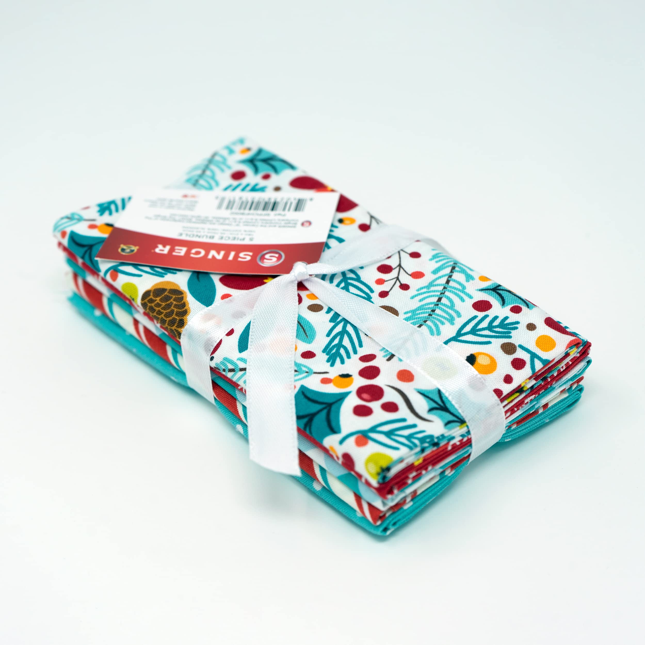 Amazon Com Singer Christmas Fabrics Bundles Floral Aqua