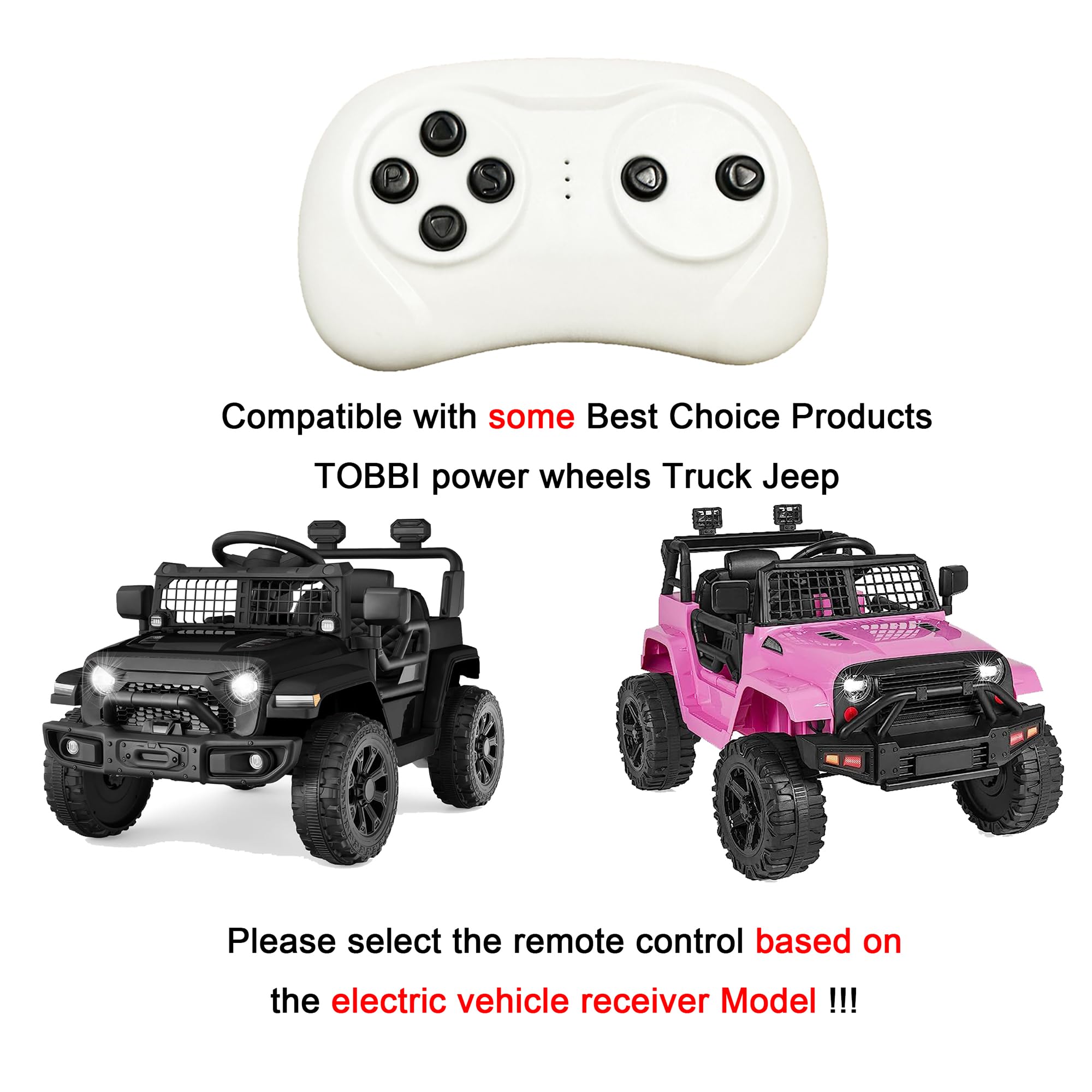 Control remoto 2.4G CST-1A, utilizado para vehículos con receptores CSR-12T, juguetes de paseo con control remoto parental para los mejores productos, ruedas eléctricas, auto eléctrico para 3