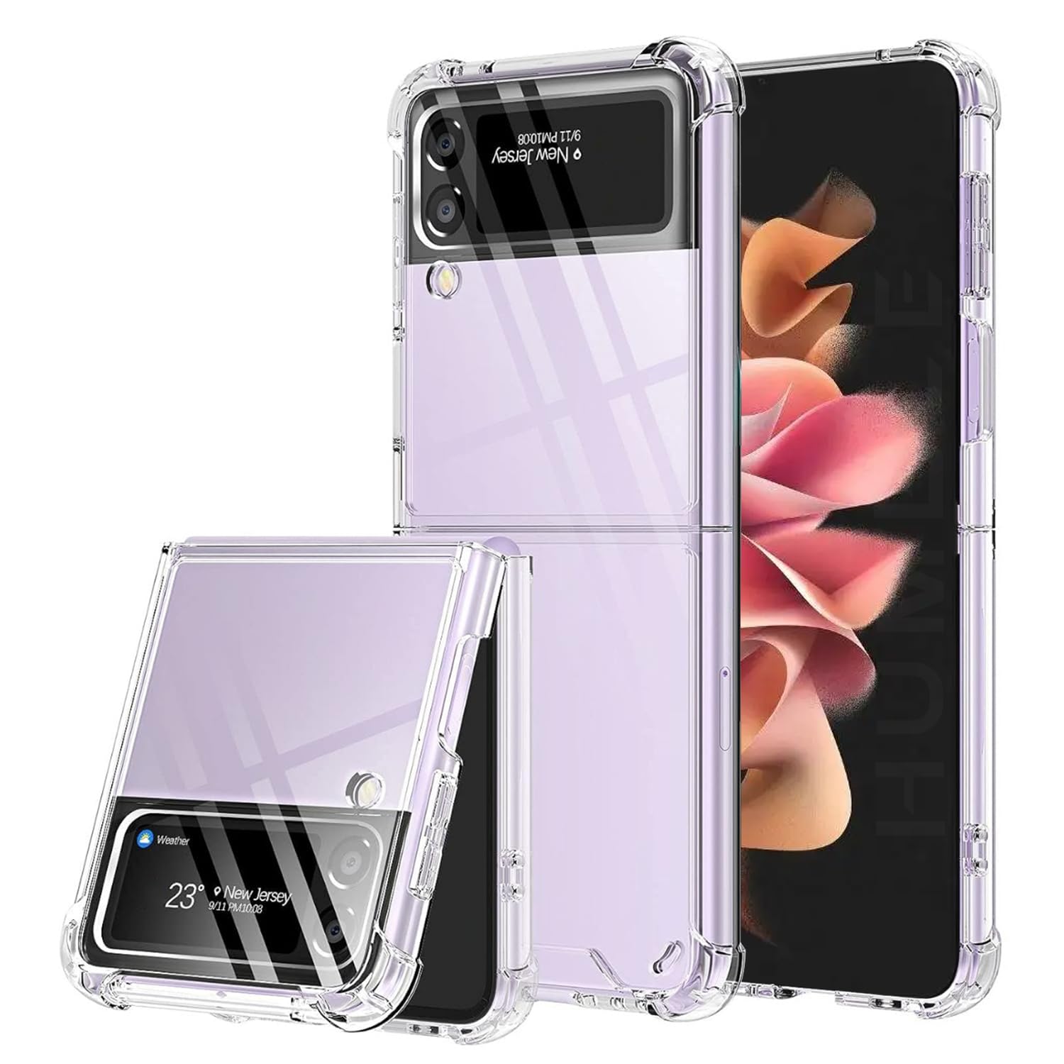 See full amazon price history chart for HUMBLE Luxury Pattern TPU + Poly Carbonate | Crystal Clear Flip Cover Compatible with Samsung Galaxy Flip 3 Back and Front Glass Design with Full Body Protection Case Cover for Samsung Galaxy Flip 3 HUMBLE Luxury Pattern TPU + Poly Carbonate | Crystal Clear Flip Cover Compatible with Samsung Galaxy Flip 3 Back and Front Glass Design with Full Body Protection Case Cover for Samsung Galaxy Flip 3 (B0CF9F9LCJ) Amazon Price History, Amazon Price Tracker