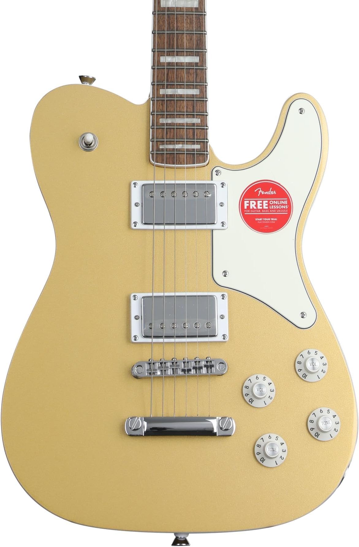 Limited Edition Paranormal Troublemaker Telecaster® Deluxe, Laurel Fingerboard, Parchment Pickguard, Aztec Gold