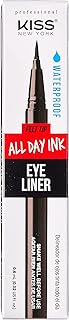 KISS New York Felt-Tip All Day Ink Waterproof Eyeliner (1 PACK)