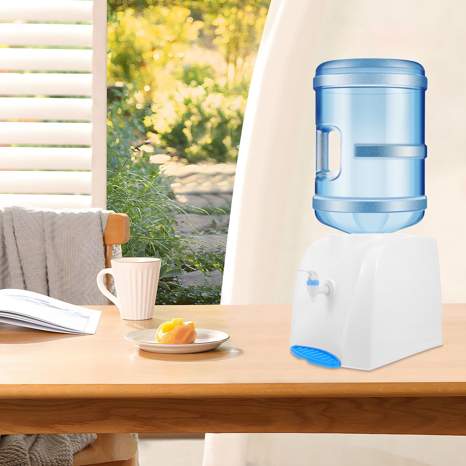 STOBAZA Dispensador de Agua Fría de Encimera Mini PP para Oficina