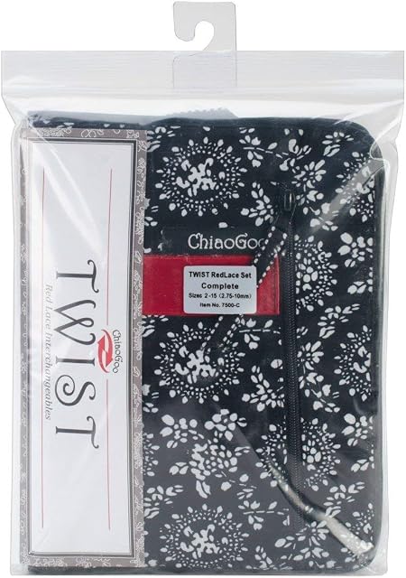 ChiaoGoo Twist Lace Inter. Needle Set 13cm 2.75-10.00mm -1pc