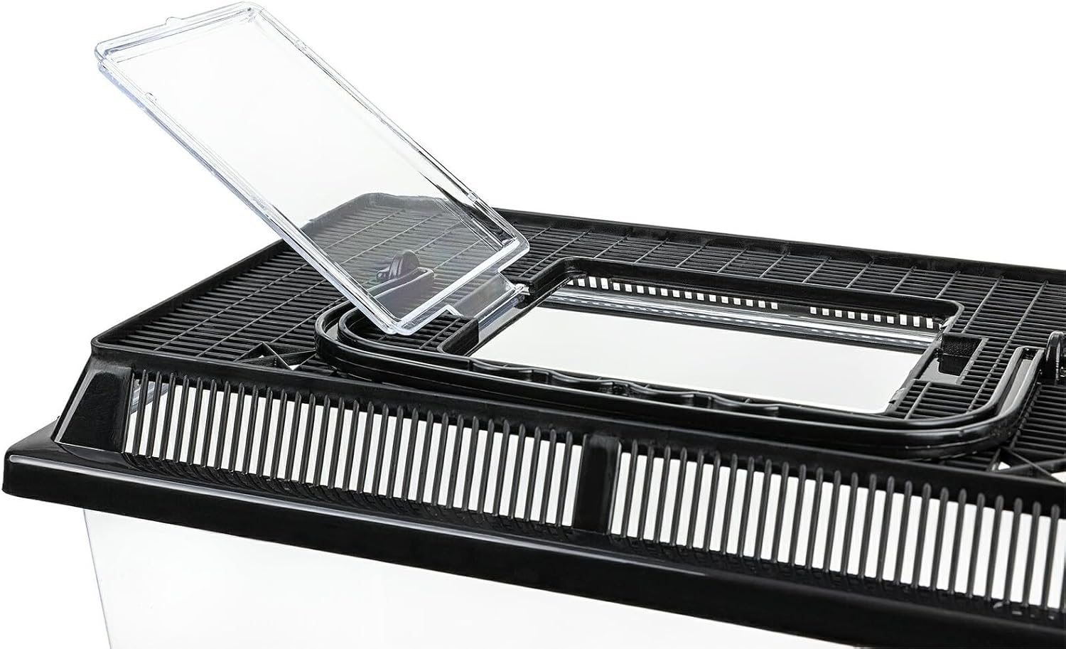 Happet Контейнер для разведения Terra Box Light 27×17×16 см — прозрачный, с вентиляцией и ручкой | Транспортный контейнер и террариум для рептилий, амфибий, насекомых, паукообразных и грызунов