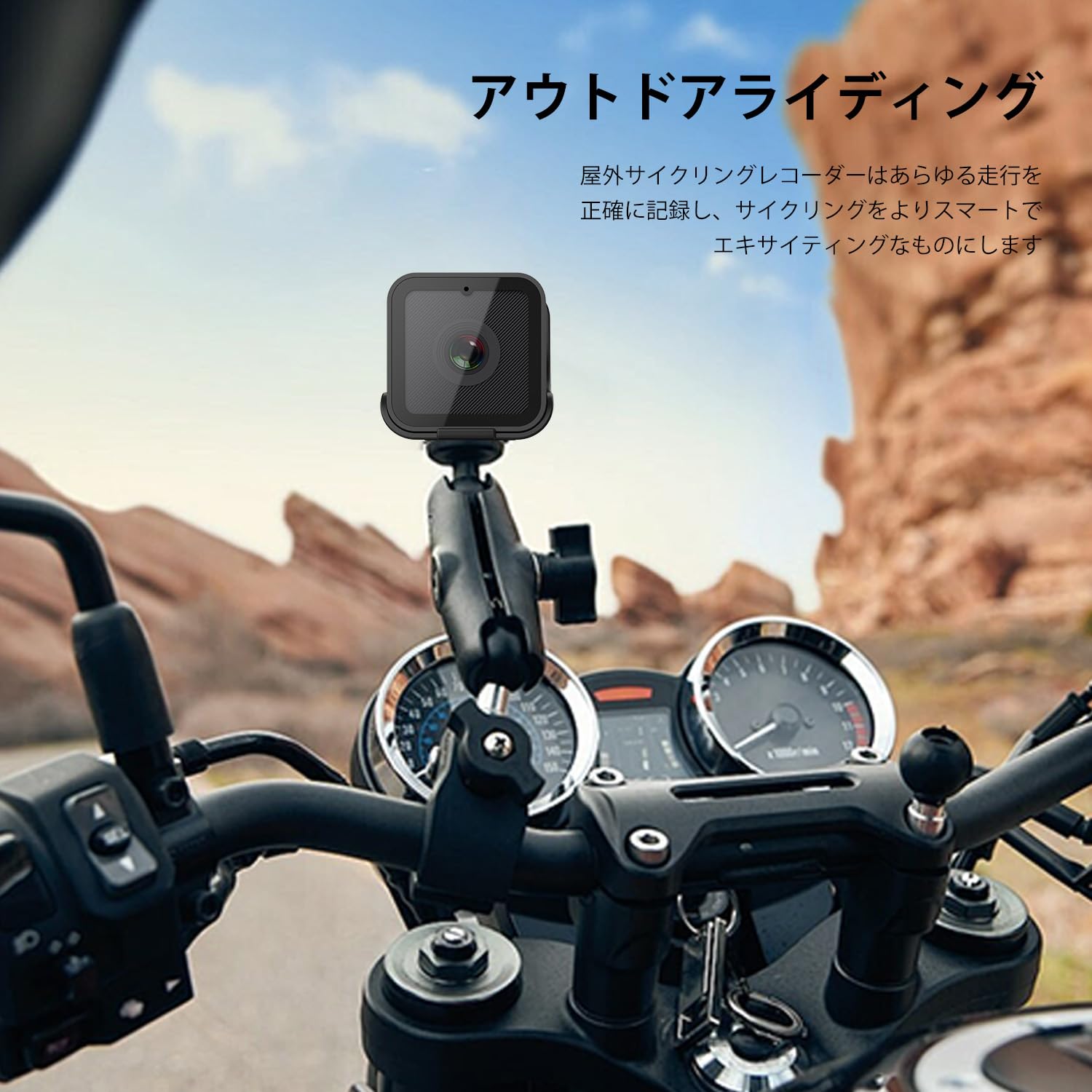 Amazon | Rongbao 4K画質 APモード バイクドライブレコーダー 自転車用