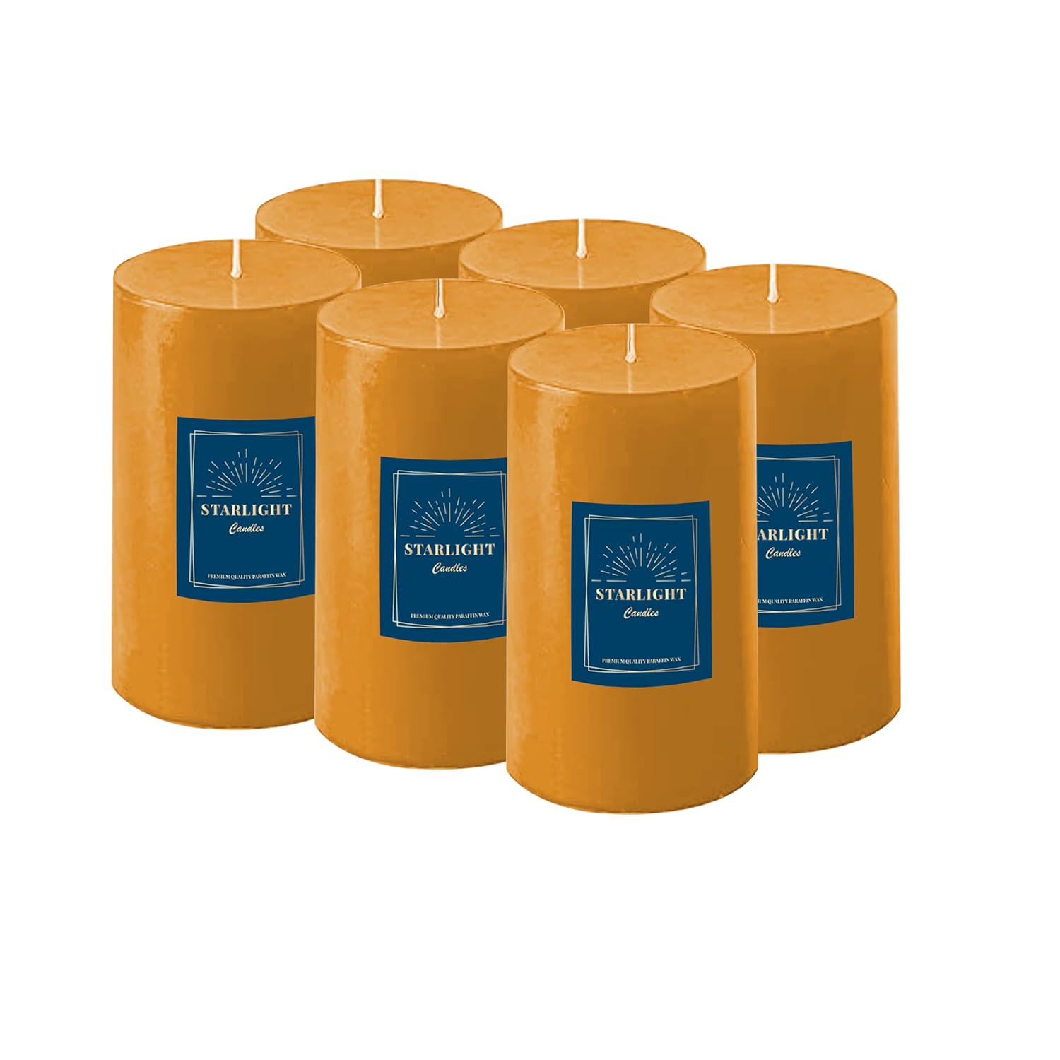 Starlight Candles® Paraffin Wax Scented Pillar Candle 5.0x7.5 cm