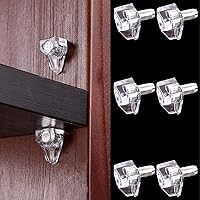 Vista 7 de 3 milímetros o 1/8 pulgada Clavijas de soporte para estante, Clavijas de soporte para estante de gabinete, Clavijas de repuesto de plástico