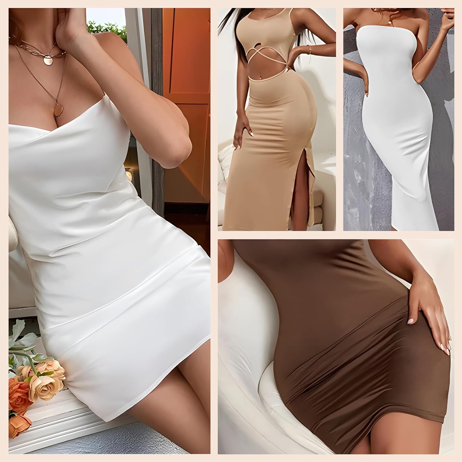 SLIMBELLE Half Slips Shaper Cool Comfort Seamless Slip Shapewear Under Dress Tight Skirt Undergarments - Image 4