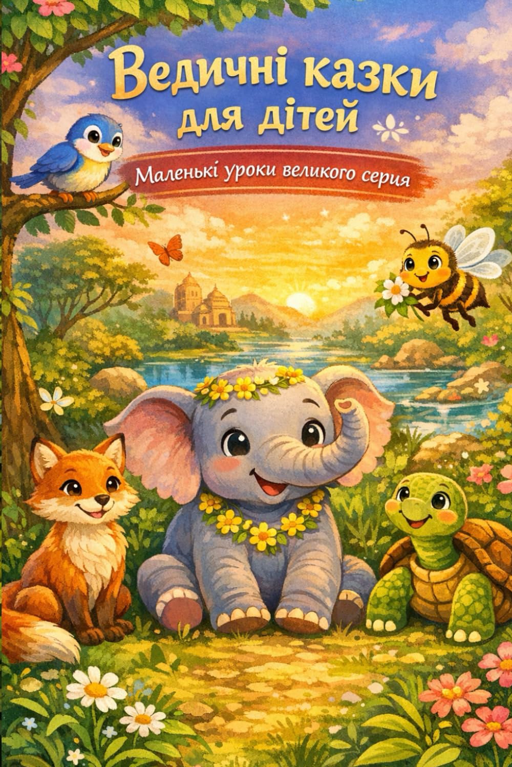 Ведичні казки для дітей: Маленькі уроки великого серця: Маленькі уроки великого серця, доброти та радості для дітей 4–8 років