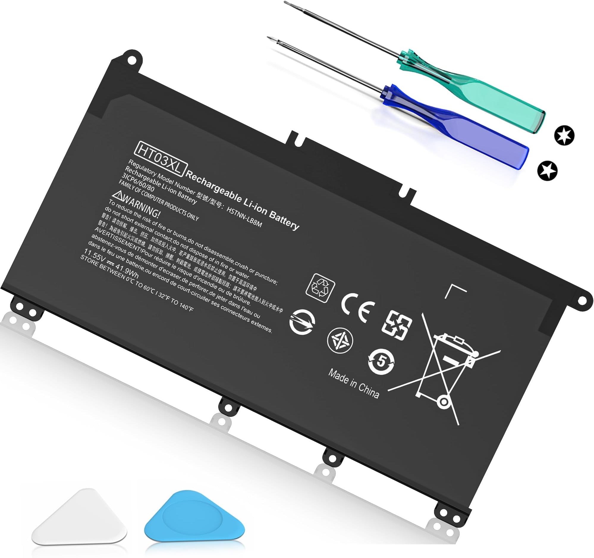 HT03XL L11119-855 Battery Replacement for HP Pavilion 15-CS 15-DA 15-DB 15-DW 17-BY 17-CA 14-CE 14-CF 14-DF 15-CS0053CL 15-DW0033NR 15-DA0014DX L11421-542 HSTNN-UB7J HSTNN-DB8R HT03041XL