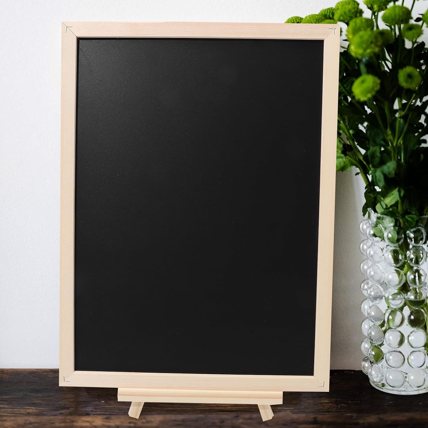 Wooden Cork Memo Message Board Display Bulletin Board with Rope image 4