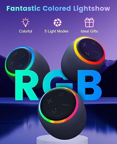 Miniatura 3 de LENRUE Altavoces Bluetooth F20